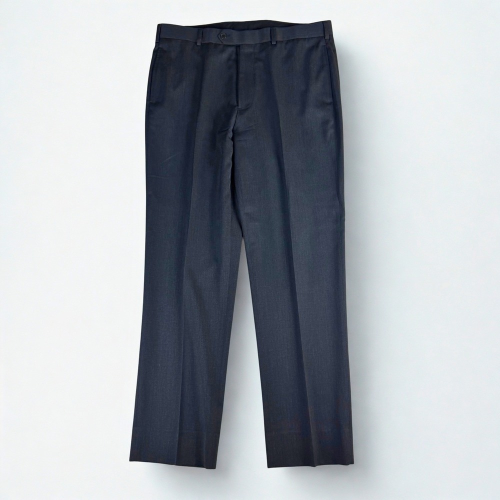 100% Wool Brooks Brothers Men's Navy Dress Pants